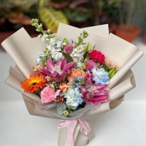 Colorful Garden Flower Bouquet