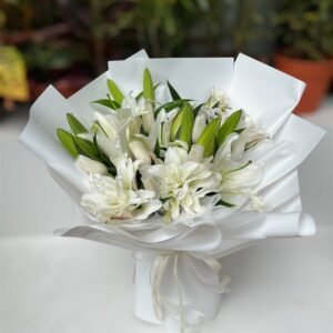Lily's Purity Flower Bouquet