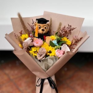 The Graduate's Keepsake Flower Bouquet