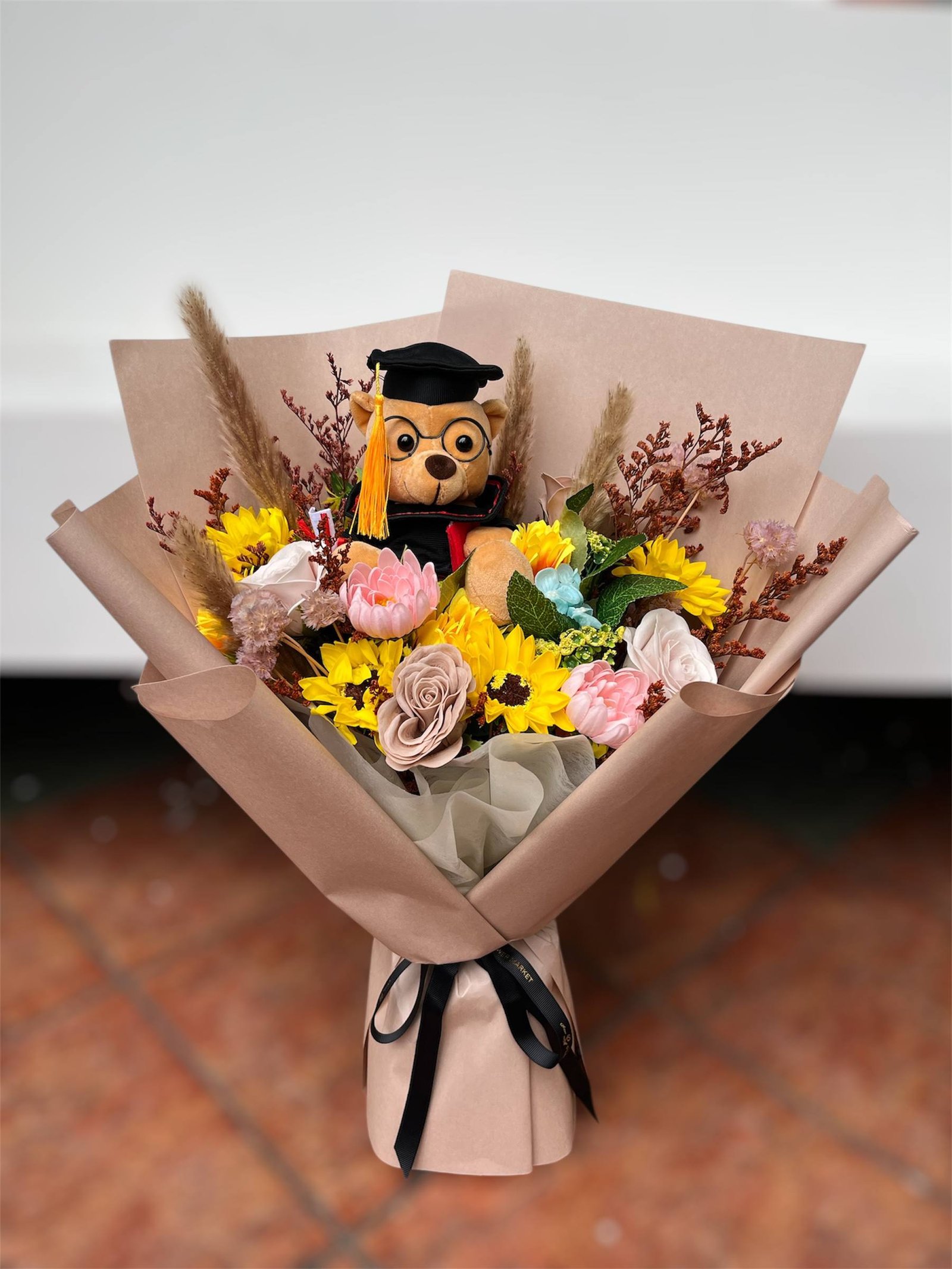 The Graduate's Keepsake Flower Bouquet