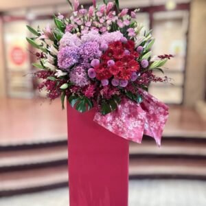 Prosperity's Embrace Flower Stand