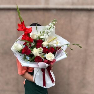 The Sentinel's Bloom Flower Bouquet