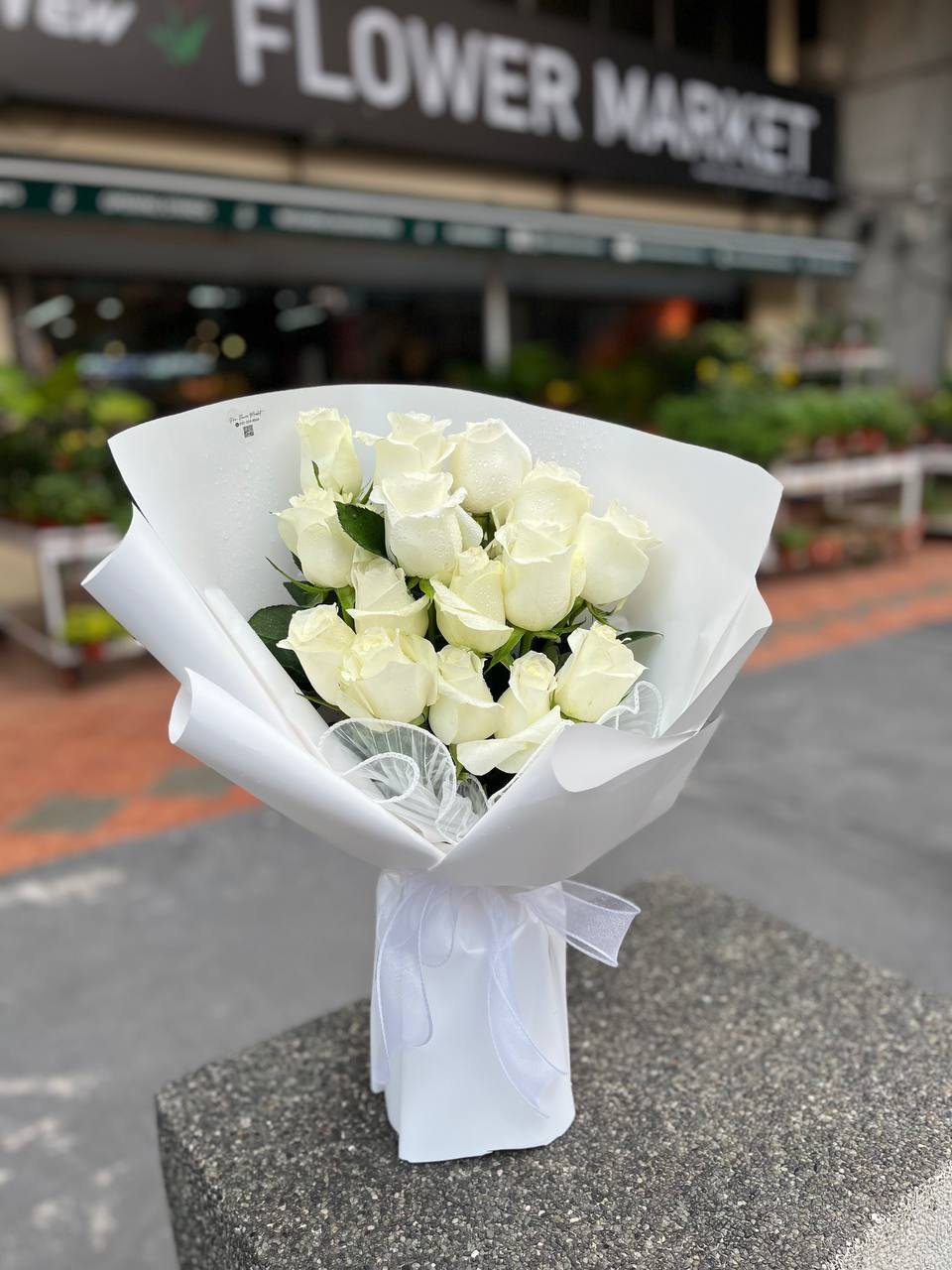 Quiet Purity Flower Bouquet