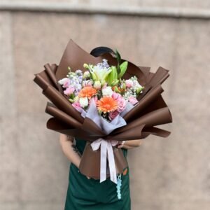 Soft Glow of Dusk Flower Bouquet
