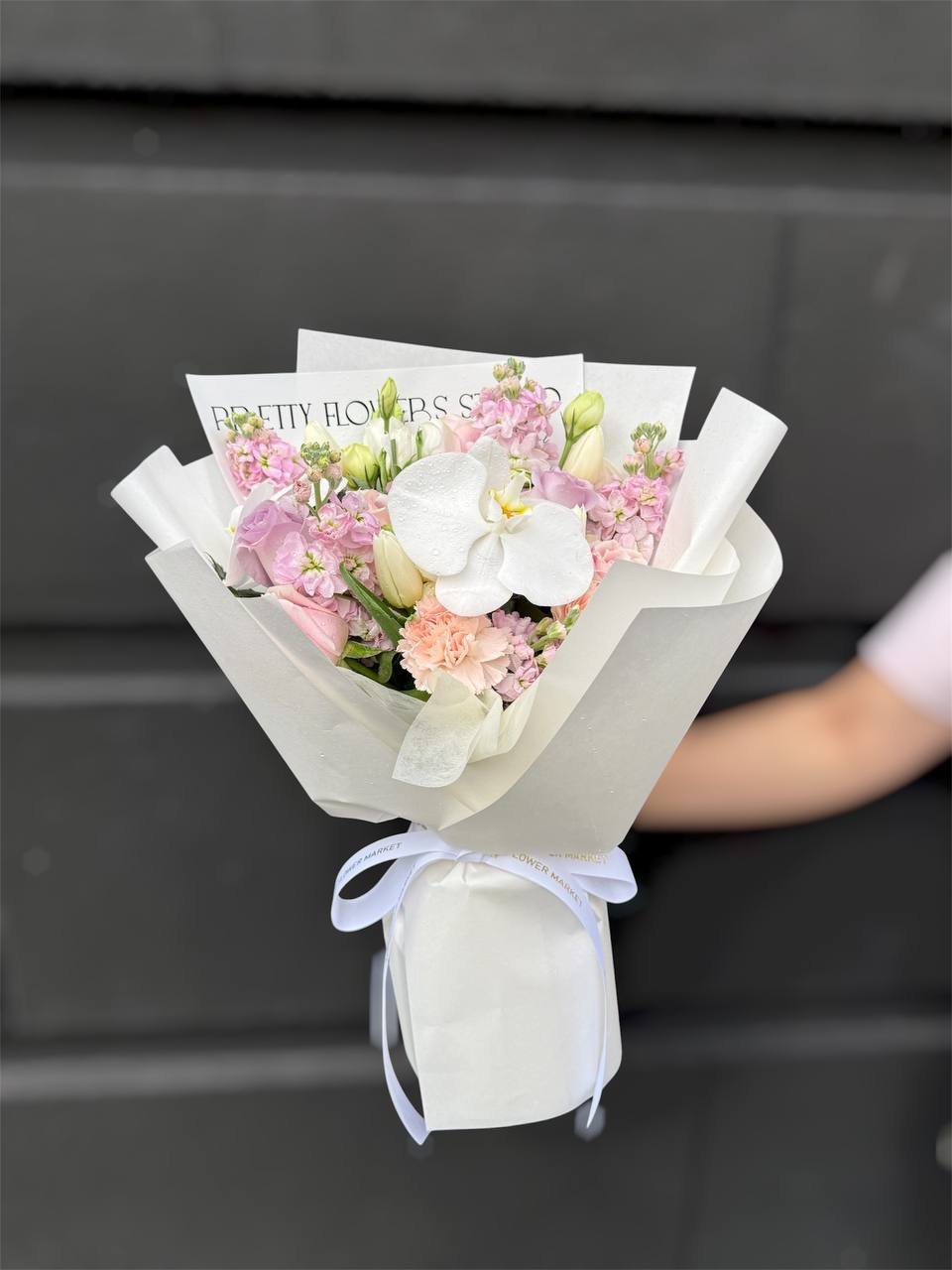 Silken Dawn Flower Bouquet - Image 2