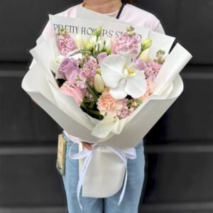 Silken Dawn Flower Bouquet