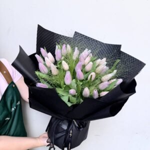 Midnight Softness Flower Bouquet