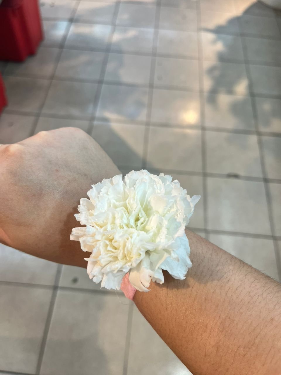 Soft Devotion Wrist Corsage - Image 2
