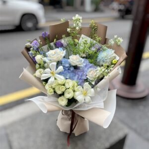 Blue Serenade Flower Bouquet