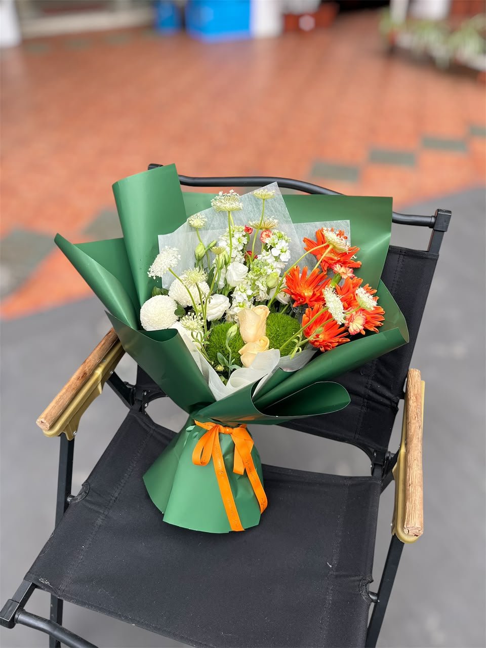 Forest Firelight Flower Bouquet - Image 4