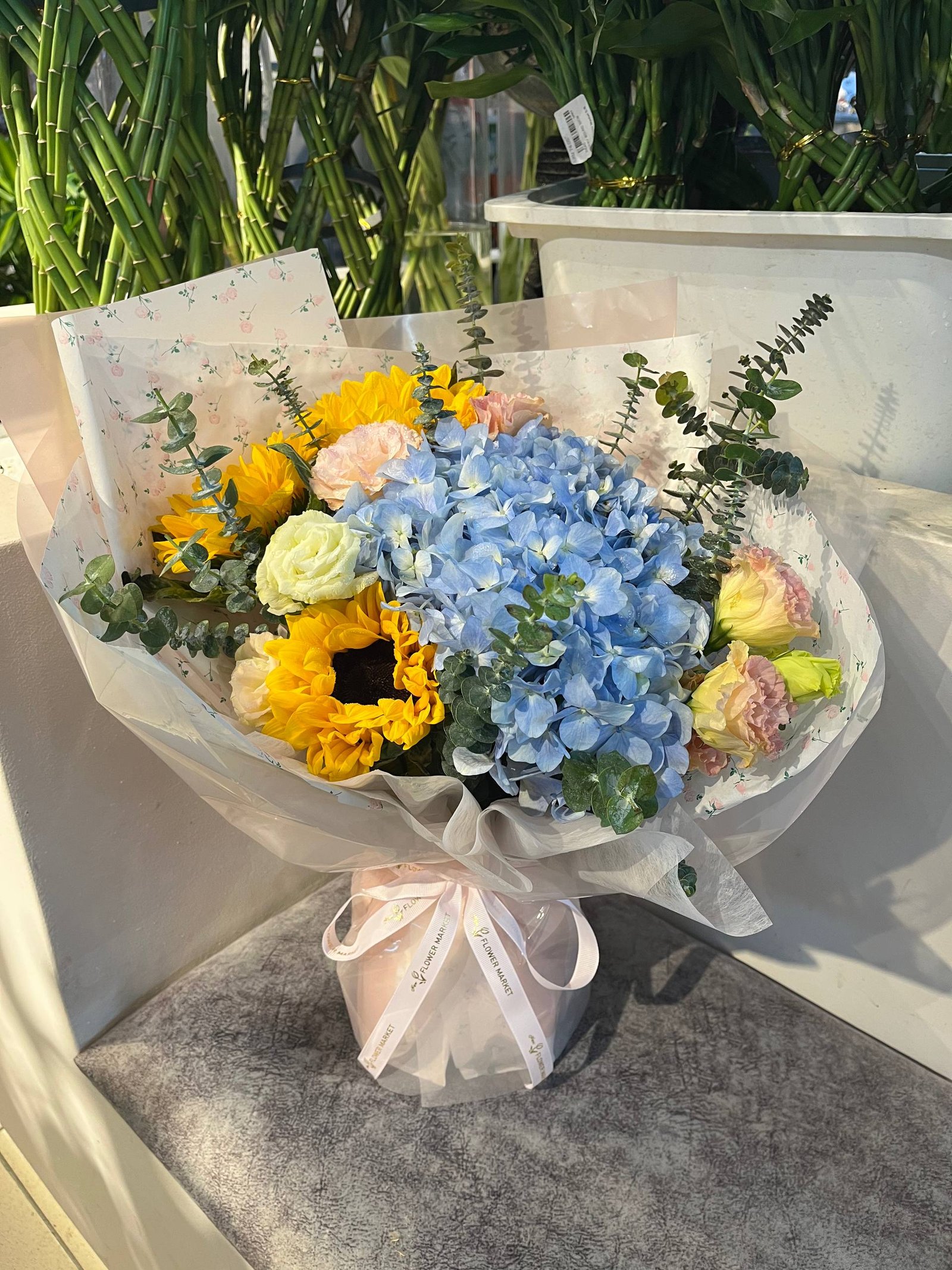 Clouds & Sunshine Flower Bouquet