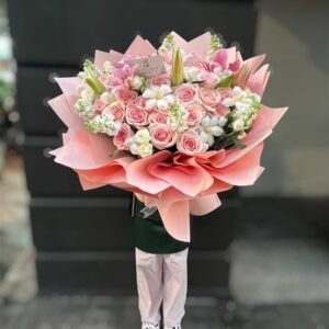 Dawn’s Blush Flower Bouquet