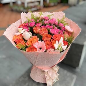 Roseate Haze Flower Bouquet