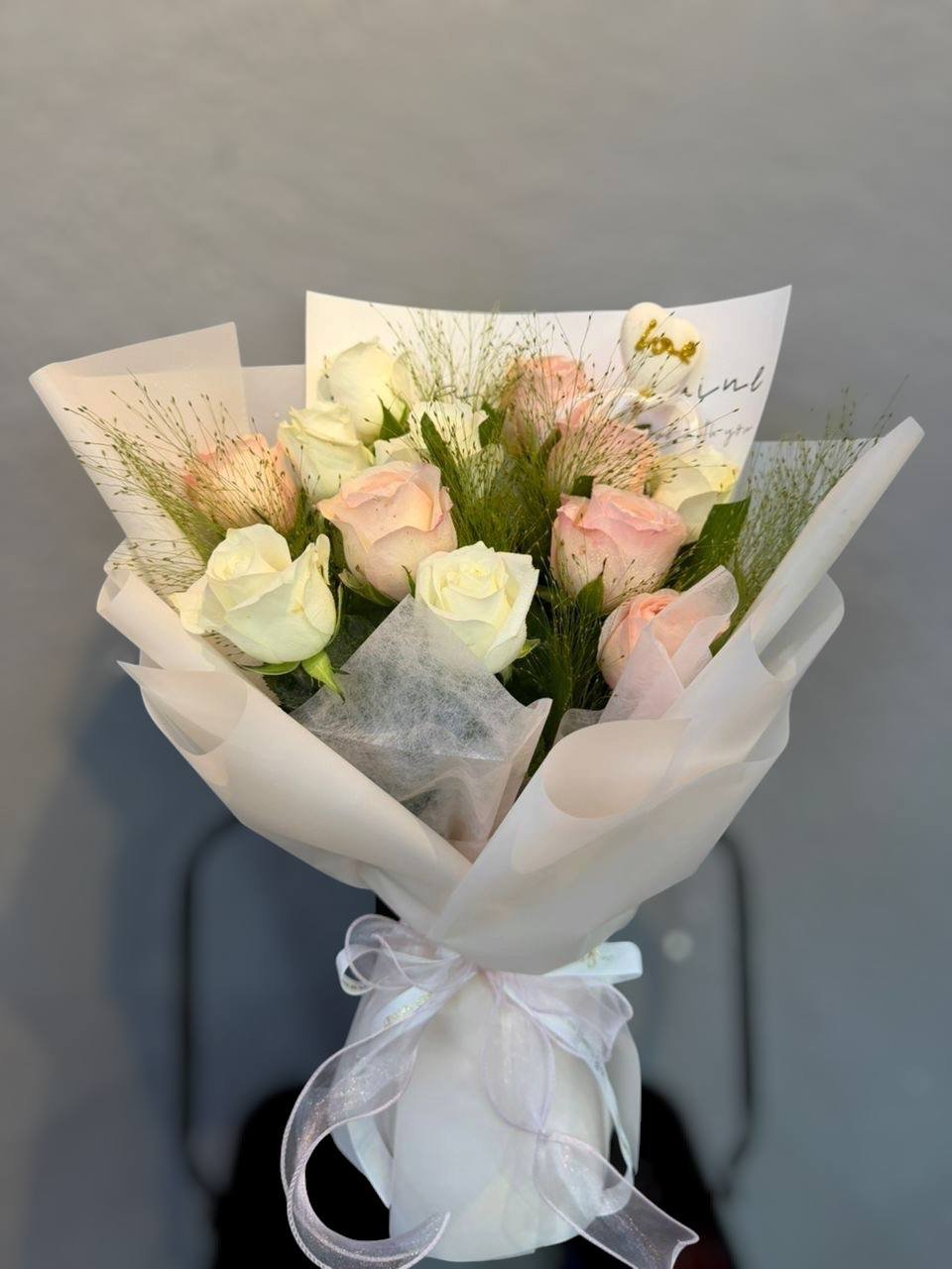 Blush & Ivory Whisper Flower Bouquet