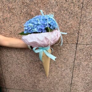 Blue Breeze Cone Flower Bouquet