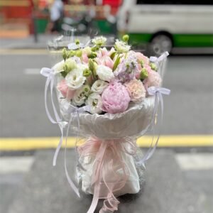 Petal & Pearl Flower Bouquet