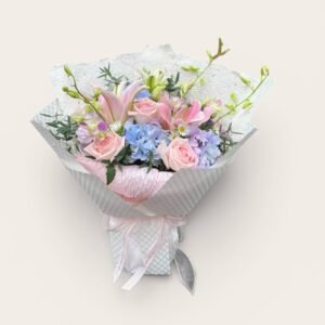 Clouded Blush Flower Bouquet