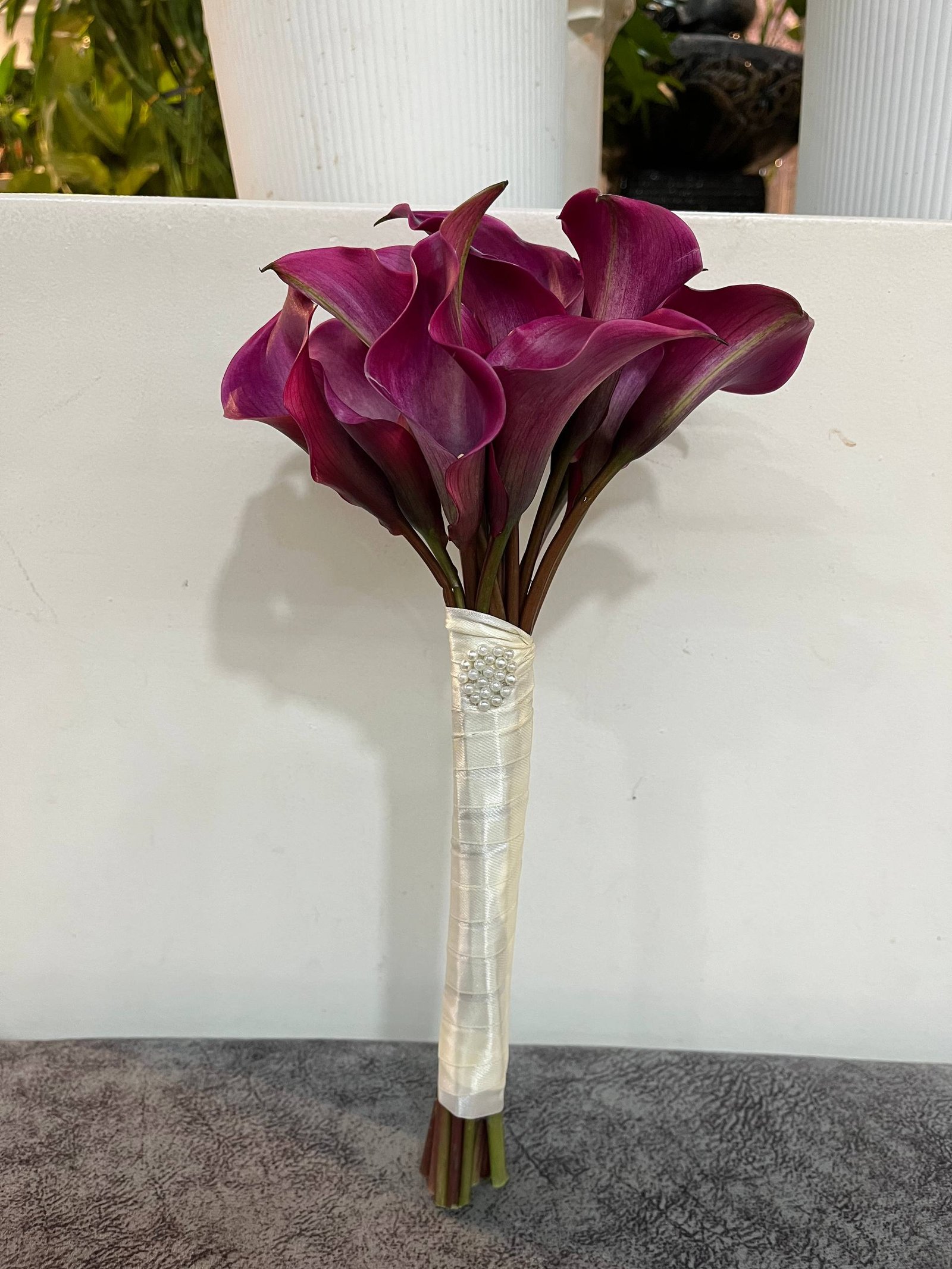 Burgundy Grace Bridal Bouquet - Image 3