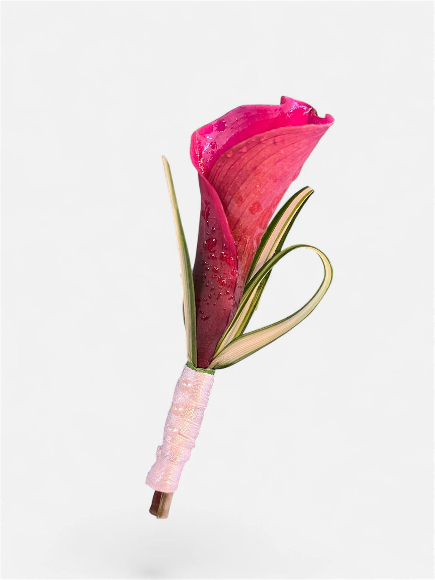 Fuchsia Flame Corsage