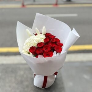 Crimson Whisper Flower Bouquet