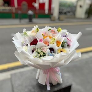 Rainbow Whimsy Flower Bouquet
