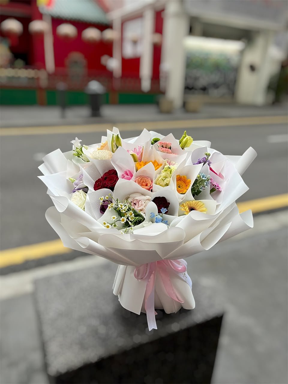 Rainbow Whimsy Flower Bouquet