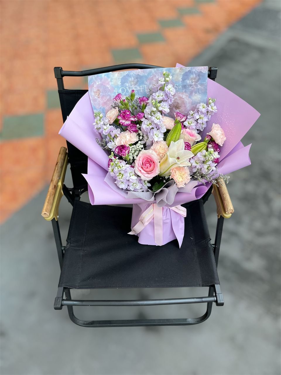 Lavender Reverie Flower Bouquet - Image 3