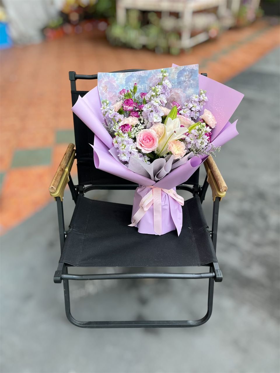 Lavender Reverie Flower Bouquet - Image 4