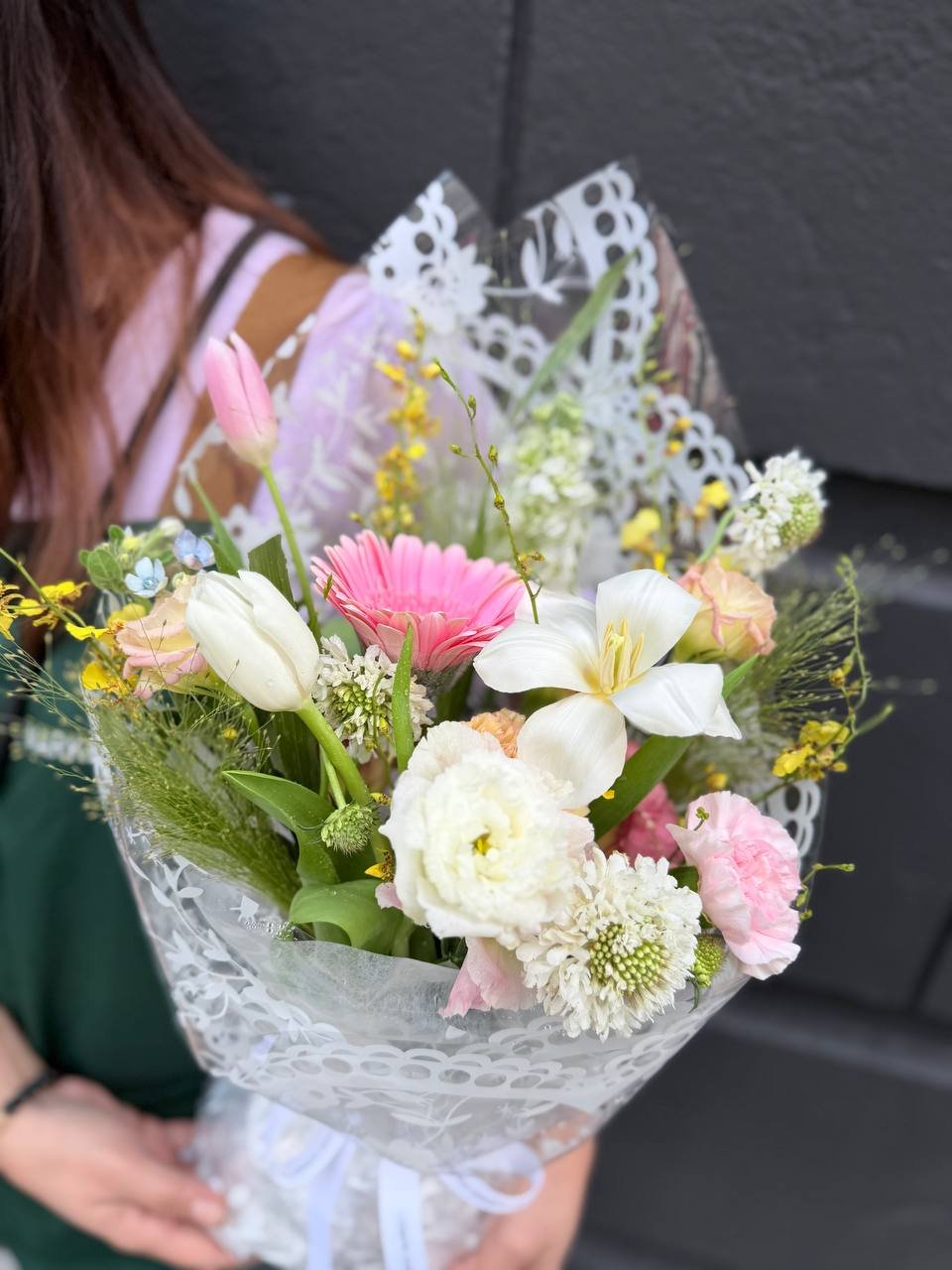 Soft Dawn Glow Flower Bouquet - Image 2