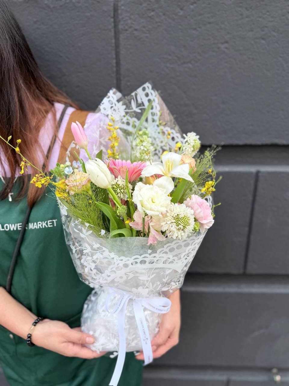 Soft Dawn Glow Flower Bouquet