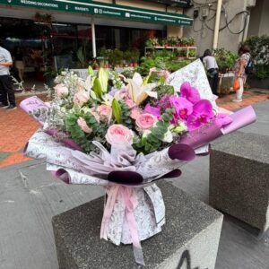 Velvet Hues Flower Bouquet