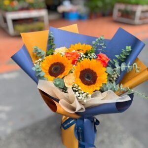 Sunset in Bloom Flower Bouquet