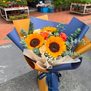 Sunset in Bloom Flower Bouquet