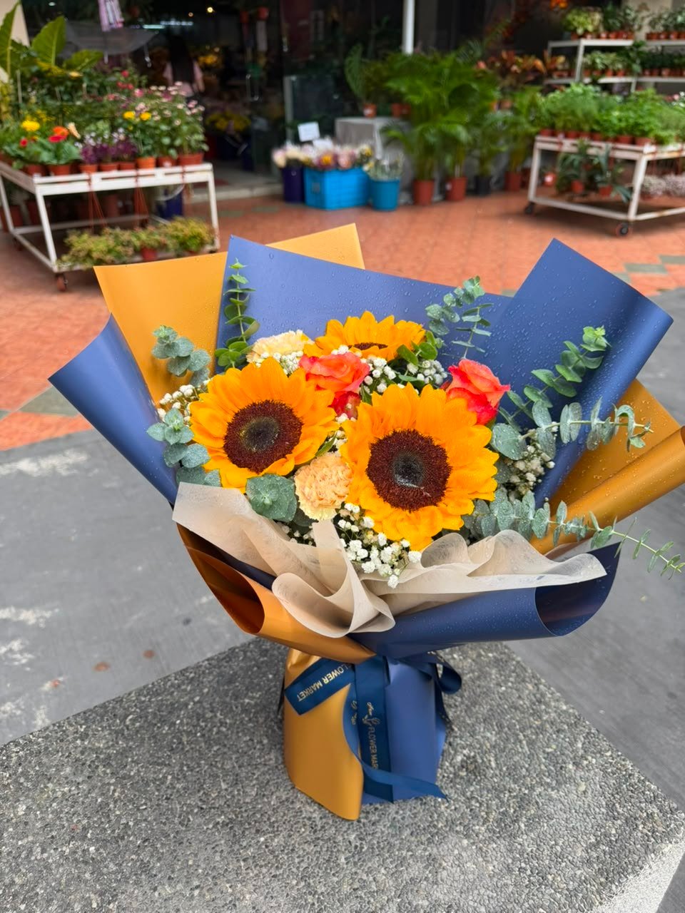 Sunset in Bloom Flower Bouquet