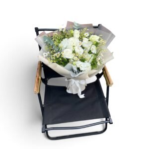 Meadow of Soft White Flower Bouquet
