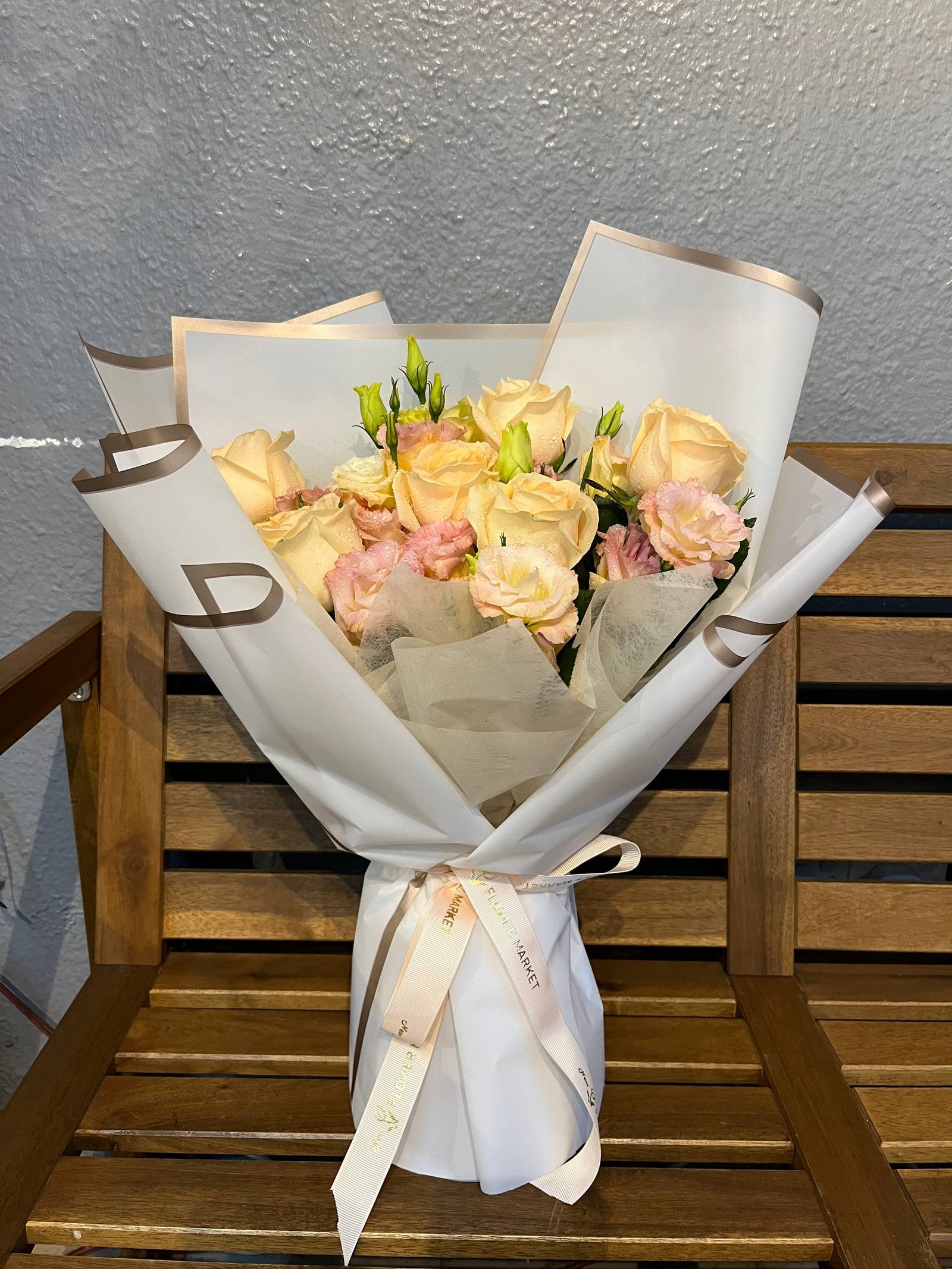 Soft Glow of Grace Flower Bouquet