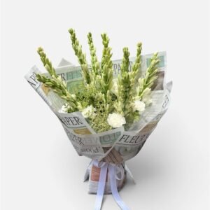 Whispering Ivory Flower Bouquet