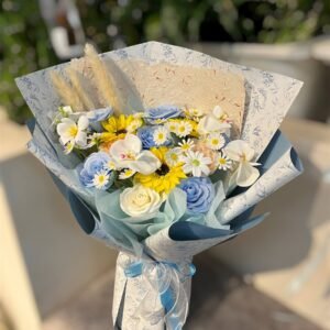 Whispers of Daybreak Soap Flower Bouquet