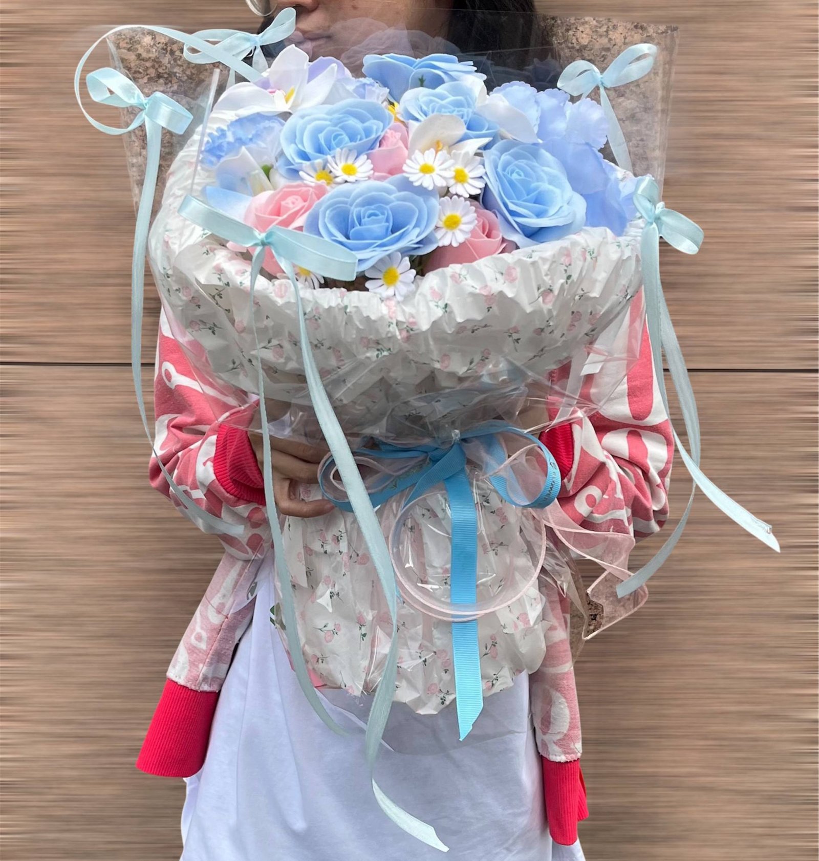 Whimsical Spring Breeze Soap Flower Bouquet - Image 4