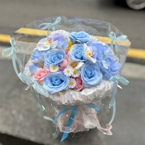 Whimsical Spring Breeze Soap Flower Bouquet