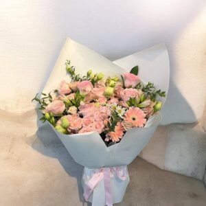 Peach Petal Whisper Flower Bouquet