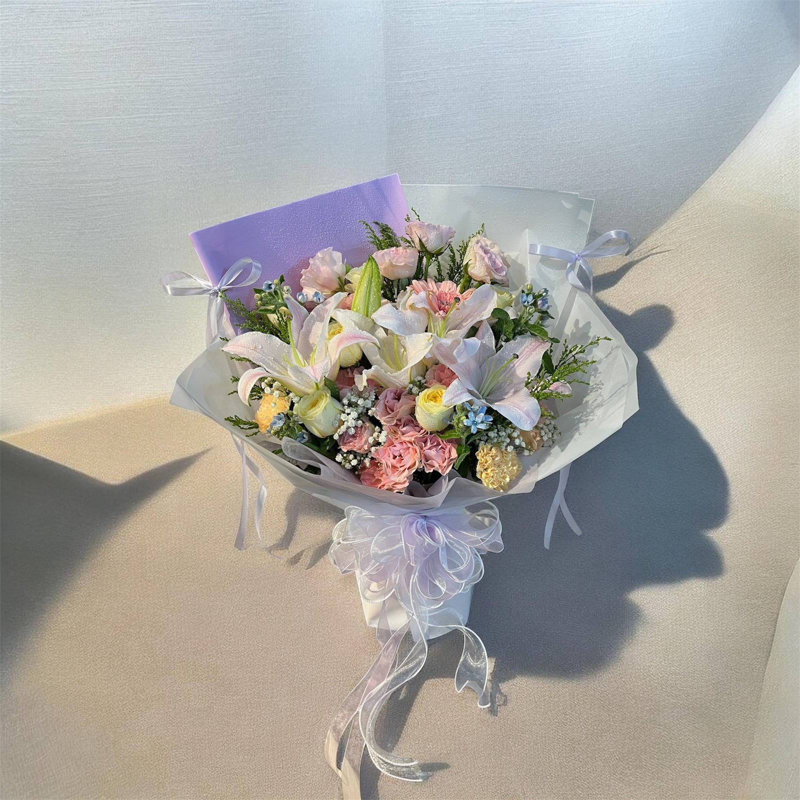 Softly Sacred Flower Bouquet - Image 3