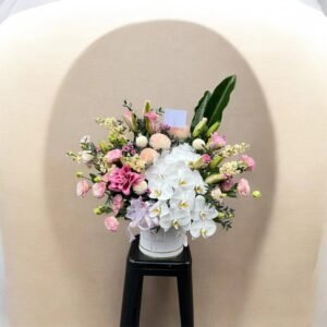 Purity Blushed in Bloom Flower Arrangement