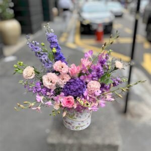 Twilight Garden in Bloom Flower Arrangement