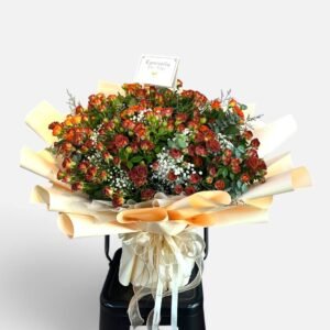 Harvest Heartfire Flower Bouquet