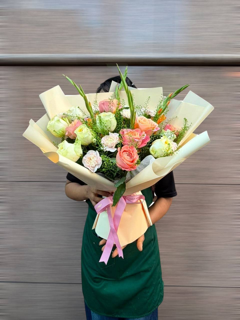 Golden Hour Whisper Flower Bouquet - Image 4