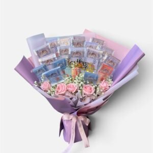 Wealth Woven in Petals Money Bouquet