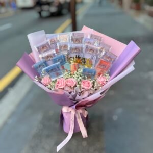 Wealth Woven in Petals Money Bouquet