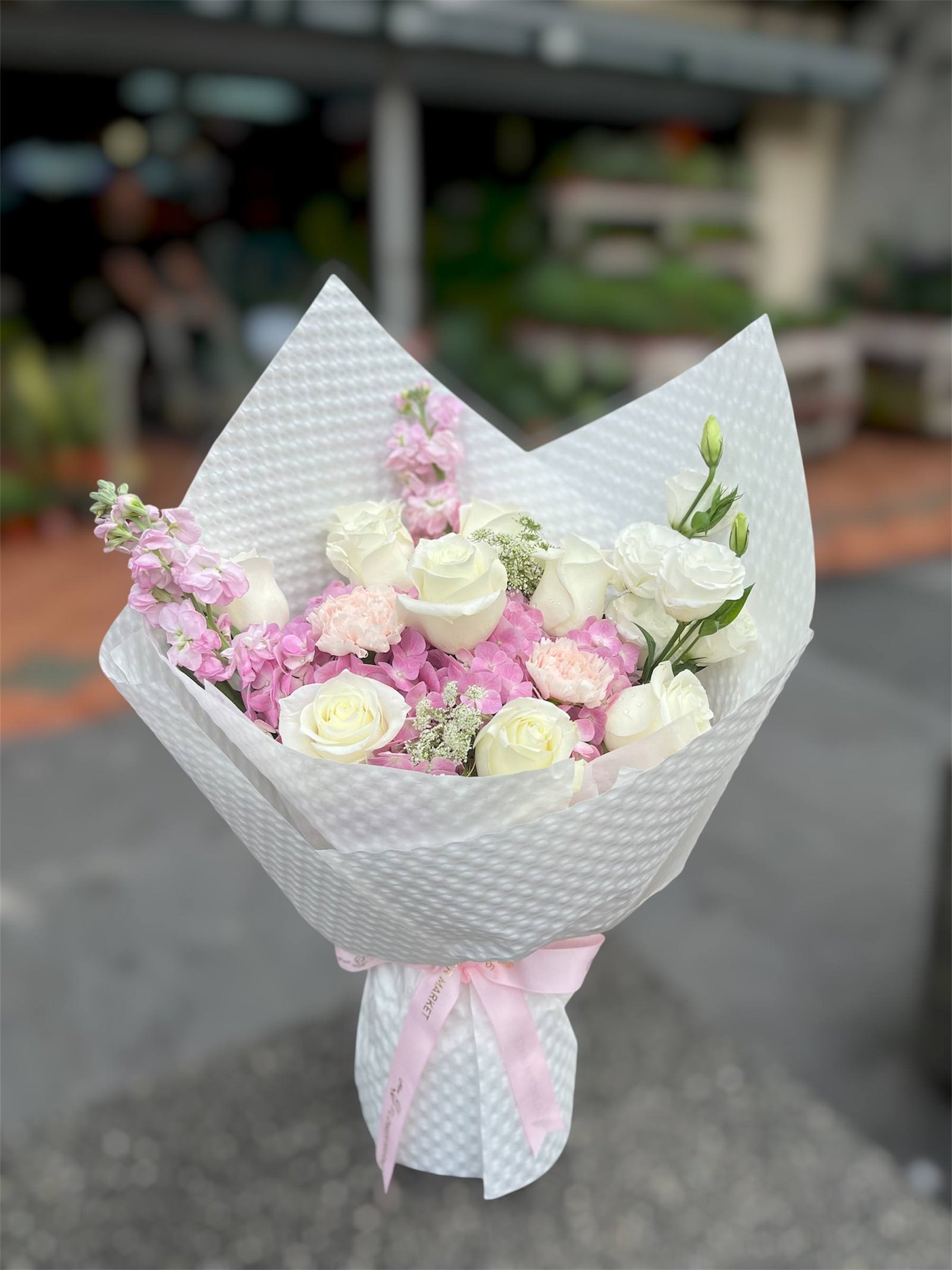 Heart in Full Bloom Flower Bouquet