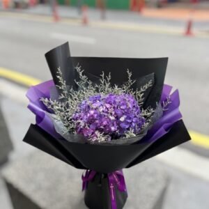 Amethyst Solitude Flower Bouquet